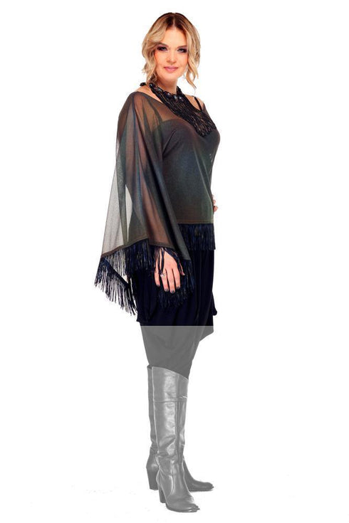 Bluza tull cu franjuri  Liza Panait Liza Panait Online Boutique